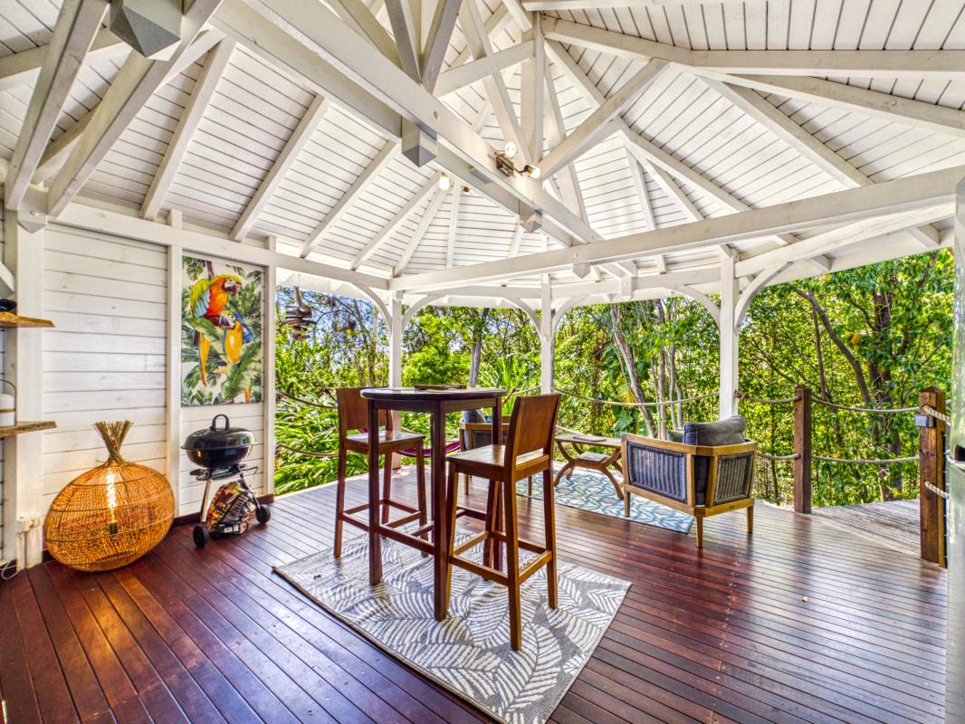 7.Location bungalow avec jacuzzi vue mer Deshaies Guadeloupe
